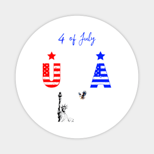 4 of July Magnet